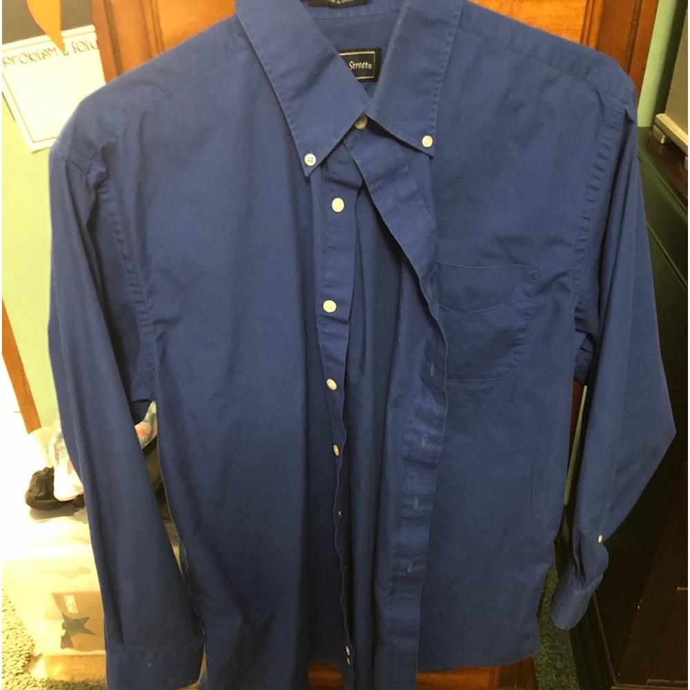 EUC Meeting Street Long Sleeve Button Up Mens Shirt
